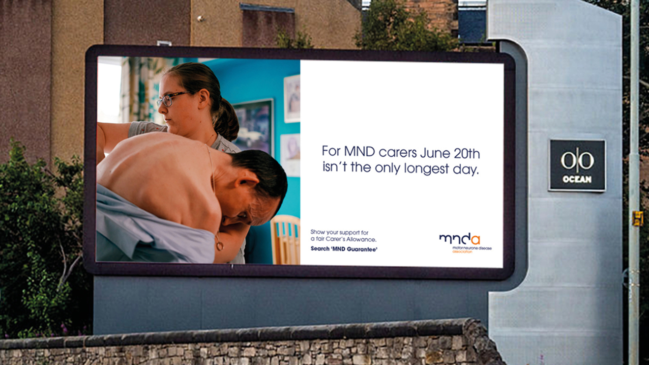 Global MND Awareness day billboard example