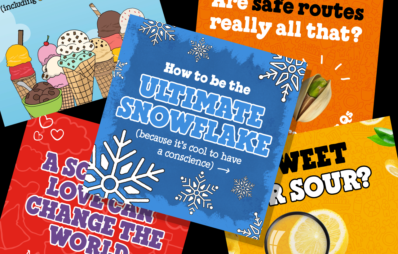 Examples of Ben & Jerry's social media campaign 