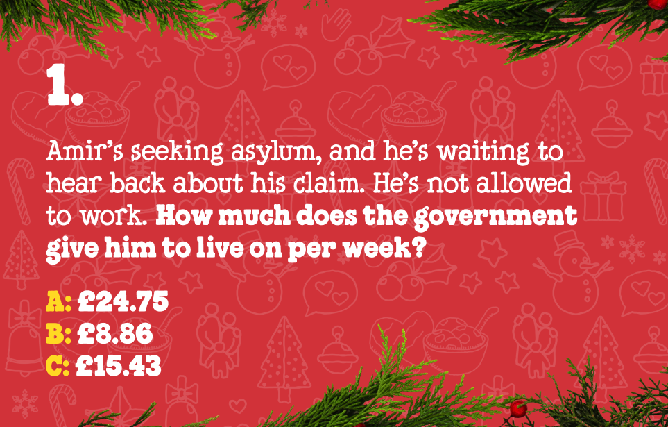 A social post for Ben & Jerry's showing a quiz question