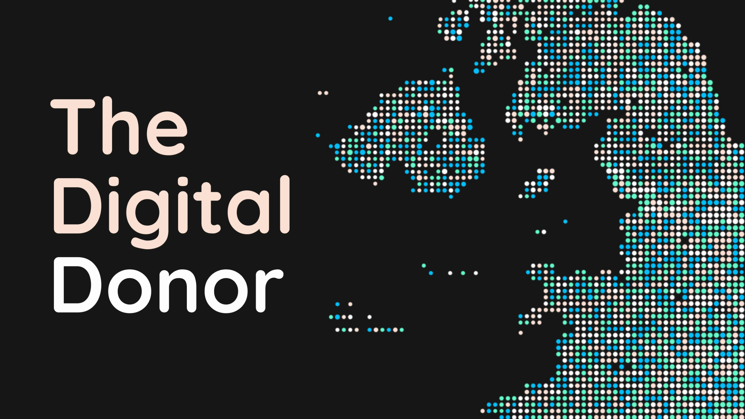 Type only banner for 'The Digital Donor' news article